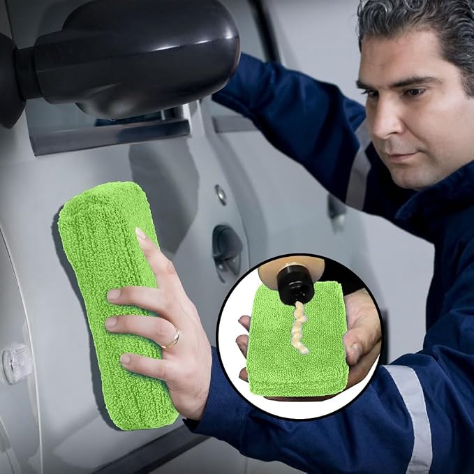 HOMEXCEL Microfiber Applicator Pads, Scratch-Free Car Wash Sponge - Image 6