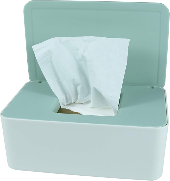Diaper Wipes Dispenser, Tissue Storage Box Case, Wet Wipe Dispenser Holder by The+Revenant