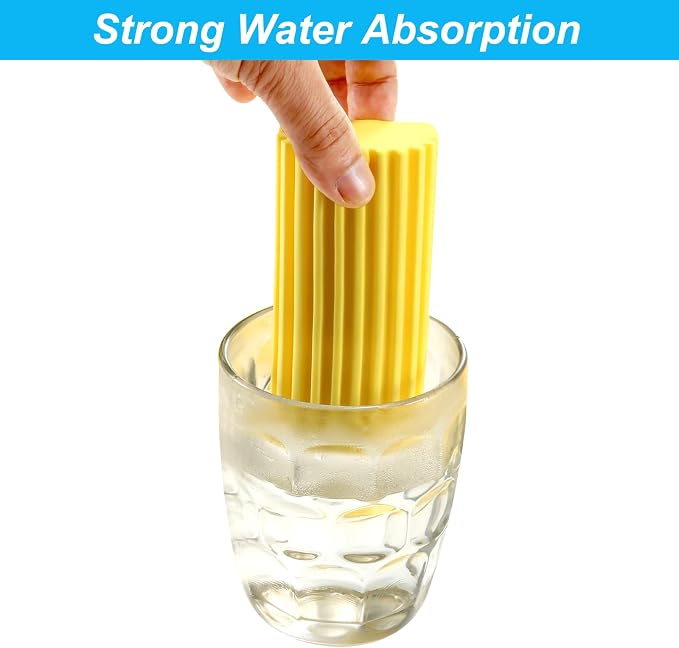 4-Pack Damp Cleaning Sponge Brush Set - Image 4