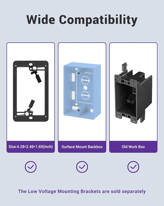 VCE Brush Wall Plate Cable Pass Through - Image 9