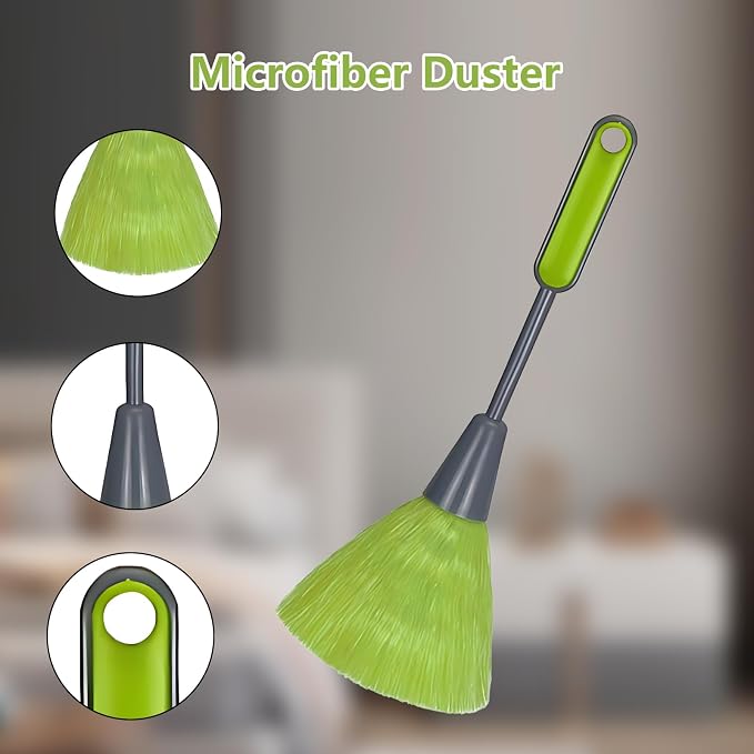 Mini Duster for Desk and Office Small Microfiber Cleaning Tool 10" Dusters for - Image 3