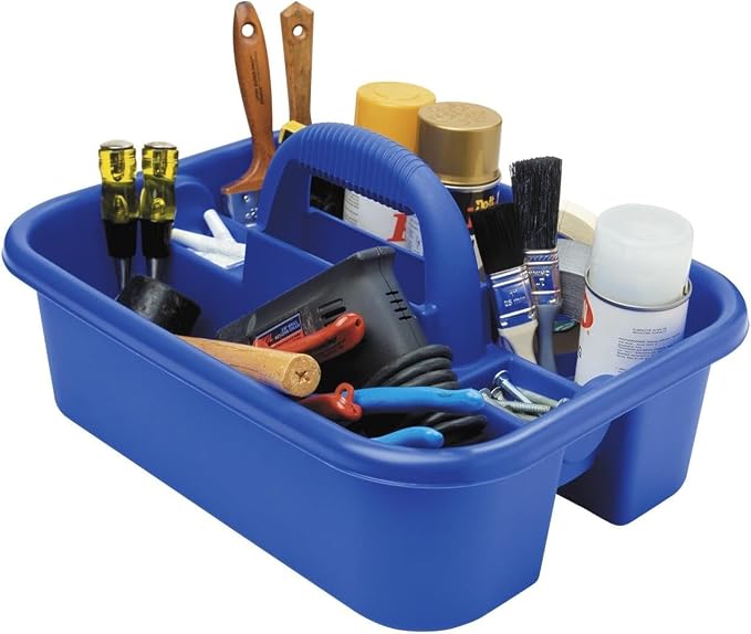Akro-Mils 09185 Plastic Tote Tool & Supply Cleaning Caddy - Image 10