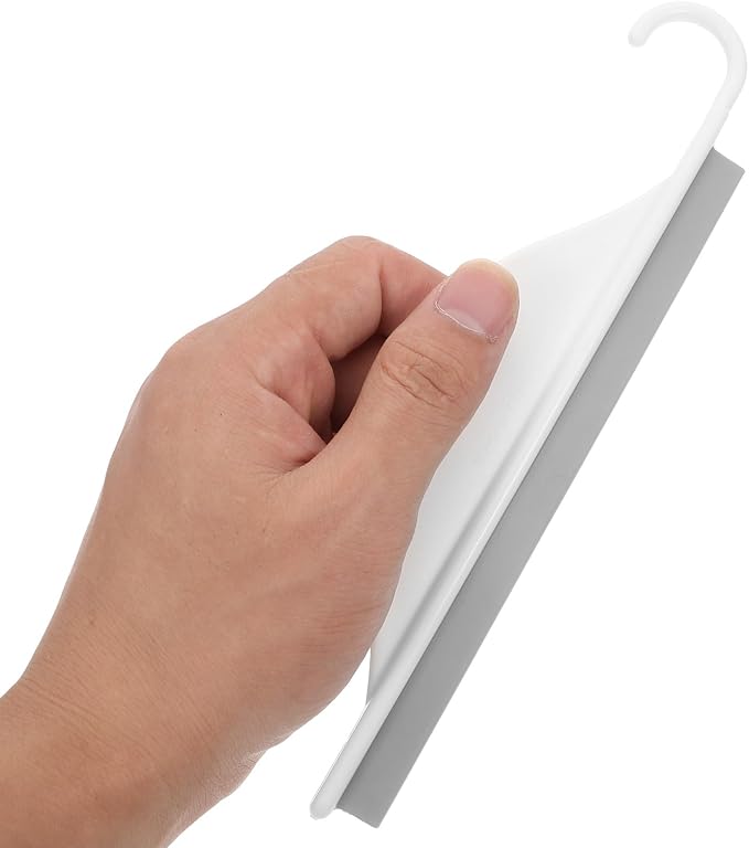 Silicone Bathroom Mirror Squeegee, Mini Glass Water Scraper - Image 9