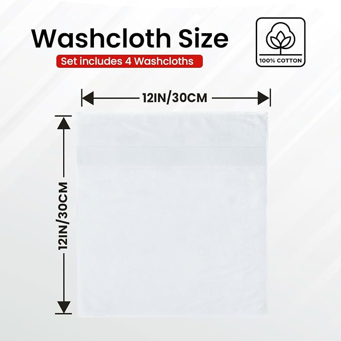 Infinitee Xclusives Luxury Wash Cloths - Image 2