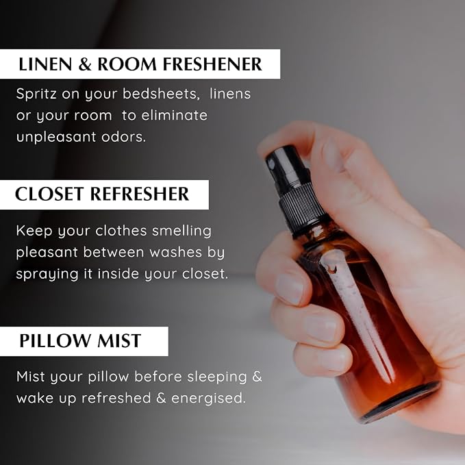 Eucalyptus Room, Linen & Pillow Spray by Aromafume | 100ml/3.38 fl oz | - Image 6