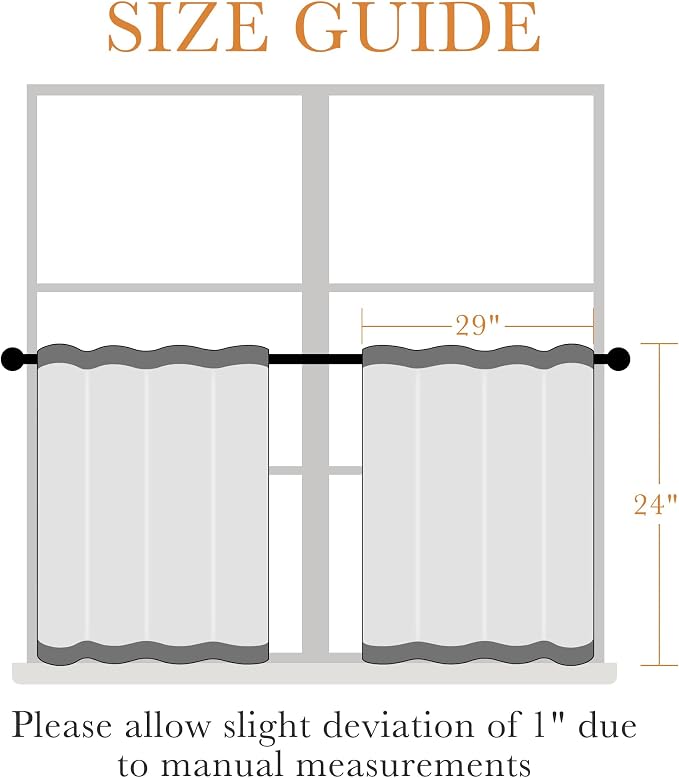 PONY DANCE Bathroom Window Valances - Image 2