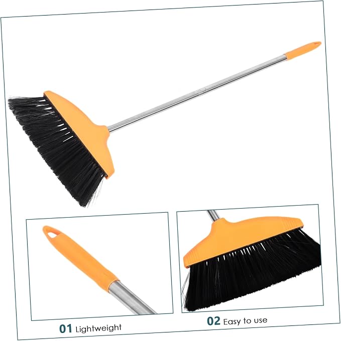 Soft Bristle Floor Broom with Handle Design - Image 3