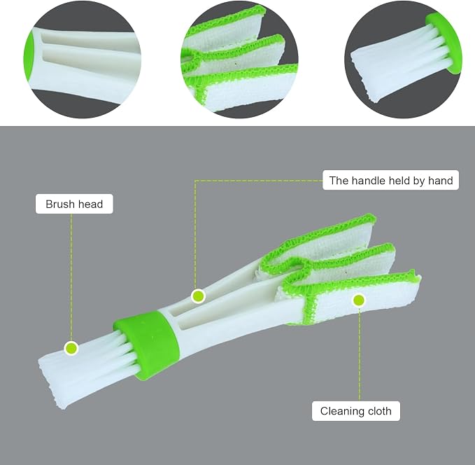 3 PCS Car Air Vent Cleaning Brushes, Universal - Image 3