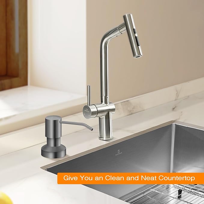 Sink Soap Dispenser for Kitchen Sink, Countertop Built in Sink Soap Dispenser - Image 9