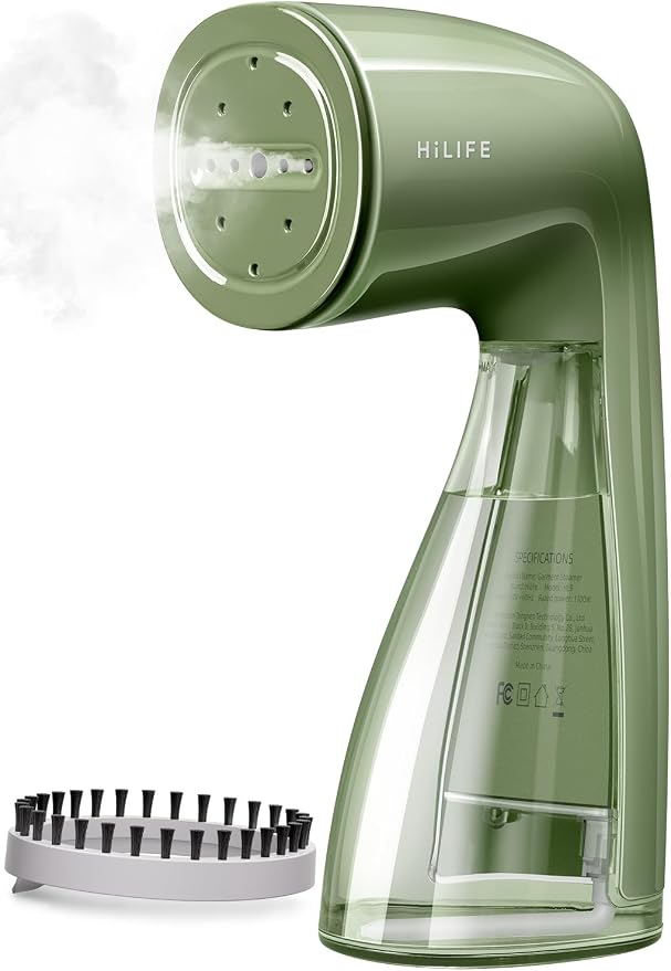 HiLIFE Steamer for Clothes, 1100W Clothes Steamer, Fast Wrinkle Removal by HiLIFE