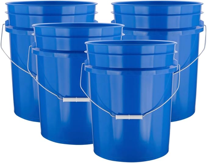 House Naturals 5 Gallon Premium HPDE Plastic Bucket by House+Naturals