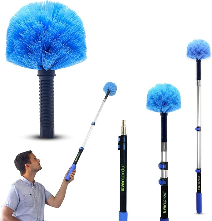 EVERSPROUT 8-10 Feet Standing Reach | 1.5-to-3 Foot Cobweb Duster and by EVERSPROUT