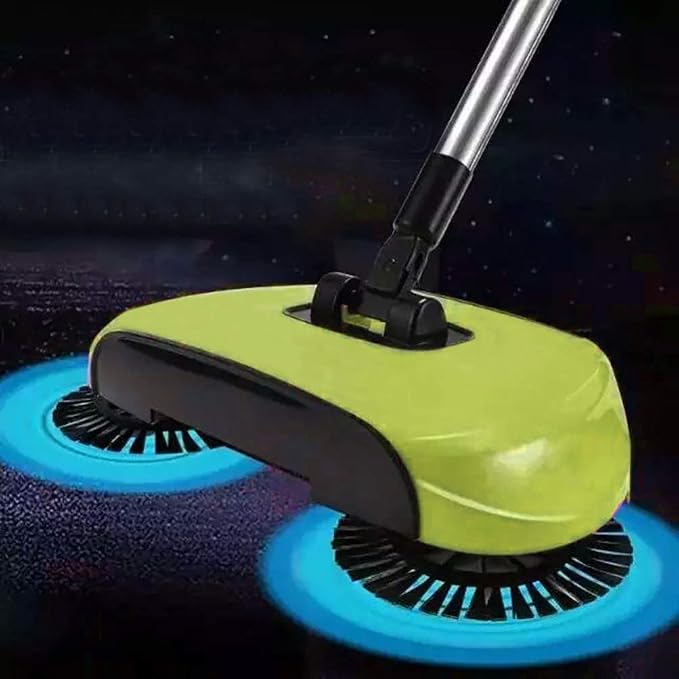 Manual Push Floor Sweeper Broom, Hand Push Sweeper - Image 2