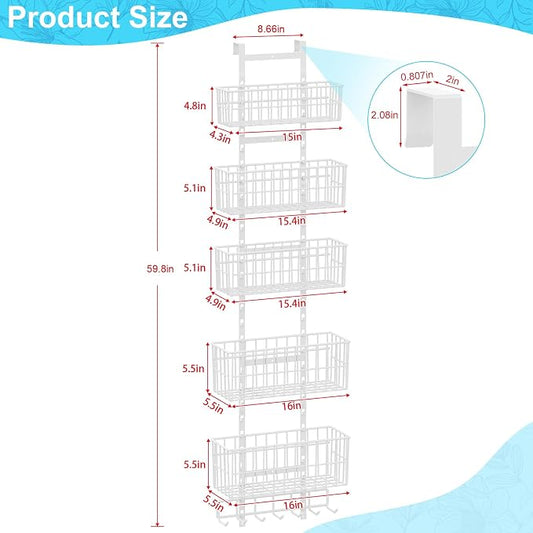 Over The Door Organizer, Hanging Door Organizer - Image 2
