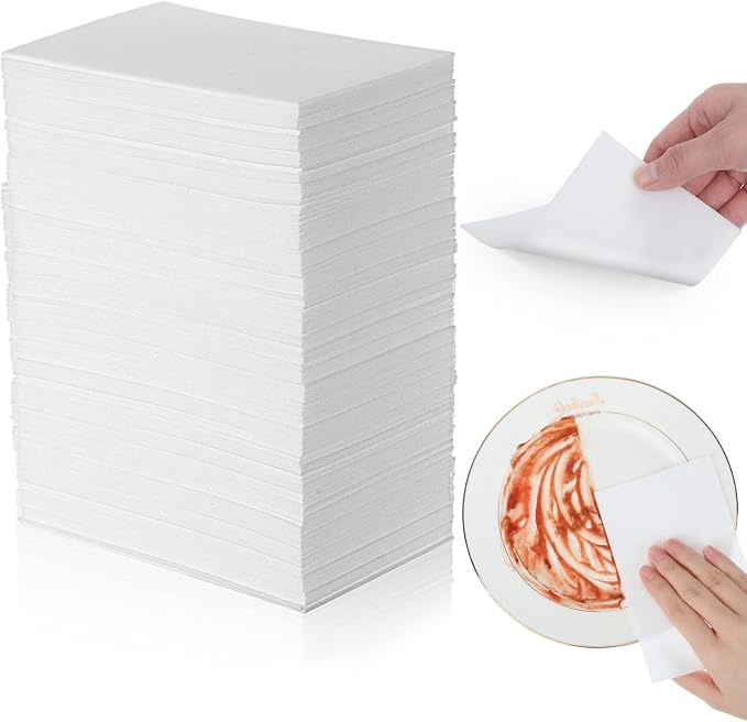 200 Pack Eraser Sheets Disposable Cleaning Sponge Thin Foam Sponge Nano White by Meanplan