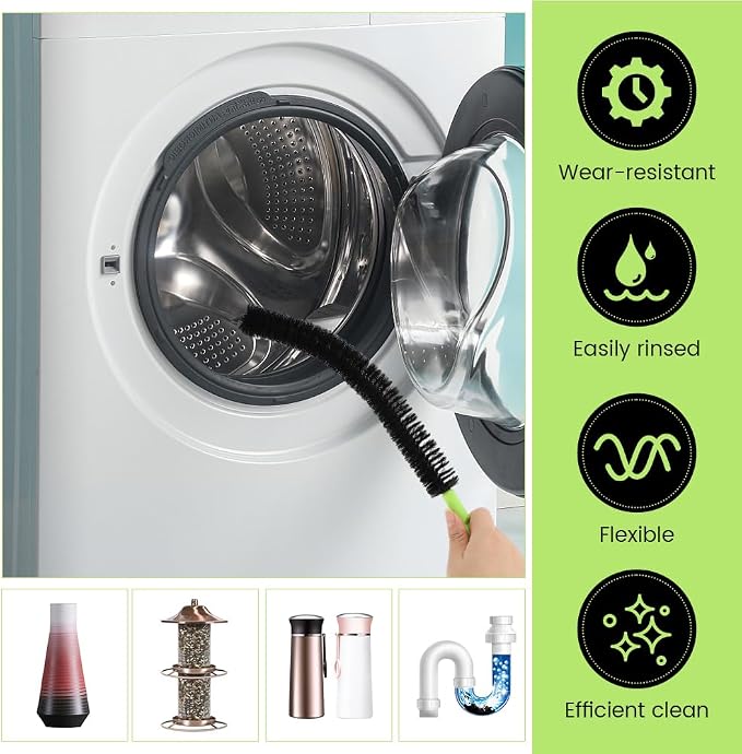 2 Pcs Drain Clean Brush Set, - Image 6
