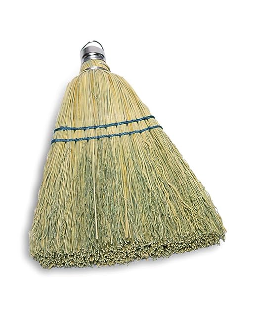 Rubbermaid Corn Whisk Broom, 12 Inch, Natural Bristles | Multi-Surface | Yellow - Image 3