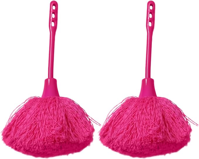 2pcs Pink Static Electricity Fiber Dusters by EXHUMKY