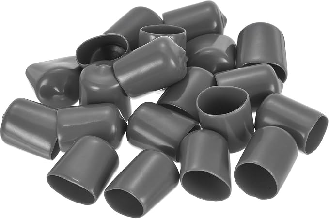 uxcell 20pcs Rubber End Caps 15mm ID Vinyl PVC Round Tube Bolt Cap Cover Screw - Image 4