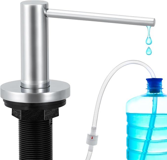 Gappo Soap Dispenser for Kitchen Sink Polished Chrome, Stainless Steel by GAPPO