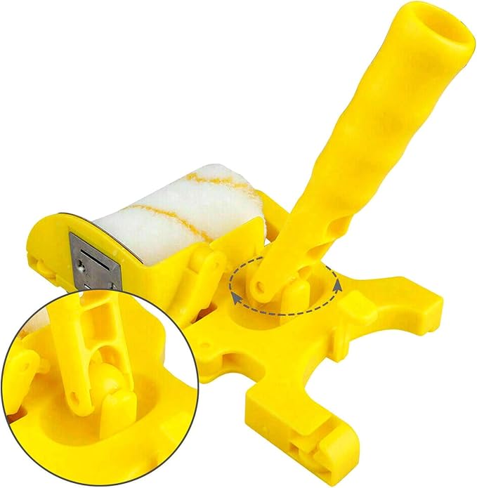 Paint Roller Brush, Removable Cleaning Brush Safe Portable Tool - Image 7