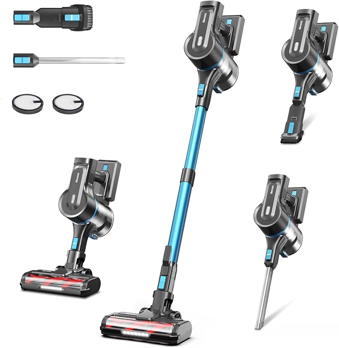 DEVOAC S11 Cordless Vacuum Cleaner, 50Kpa 50 Mins Vacuum Cleaners by devoac