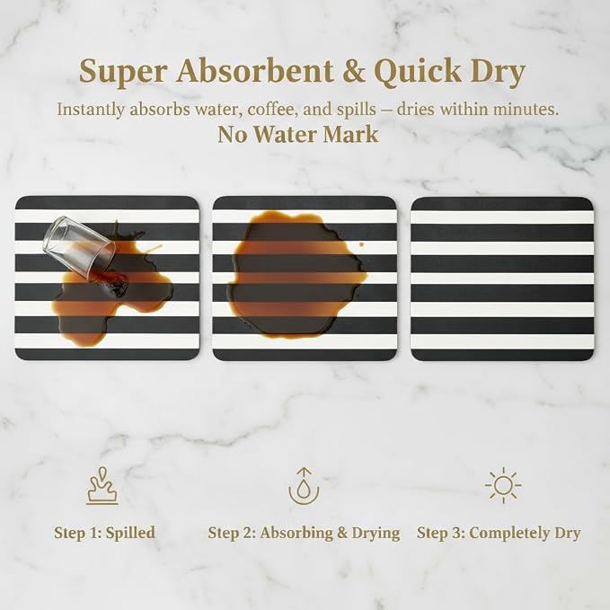 Dish Drying Mat Super Absorbent – 16" x 18" Coffee Mat - Image 5