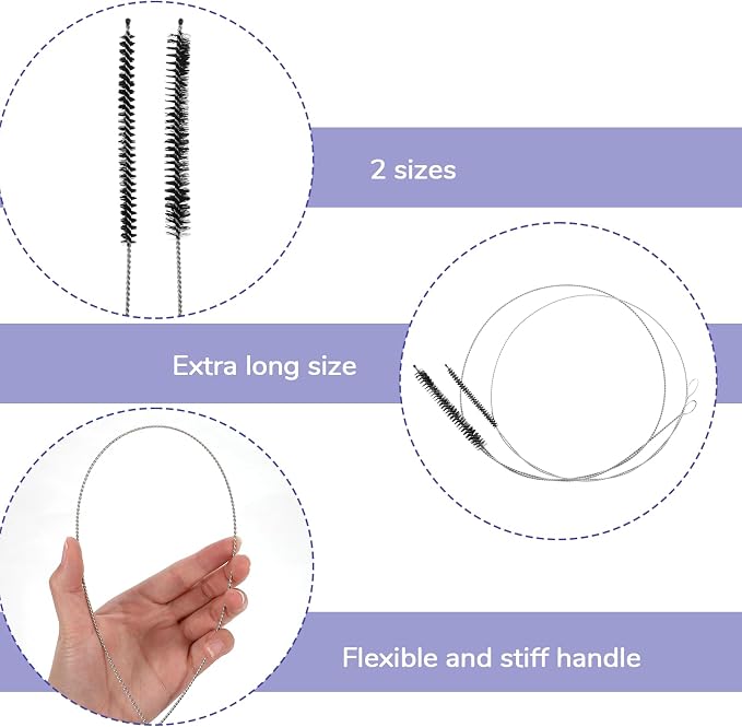 2 PCS Straw Cleaner Brush Extra Long, 39.4 in Extra Long Pipe Cleaners - Image 4