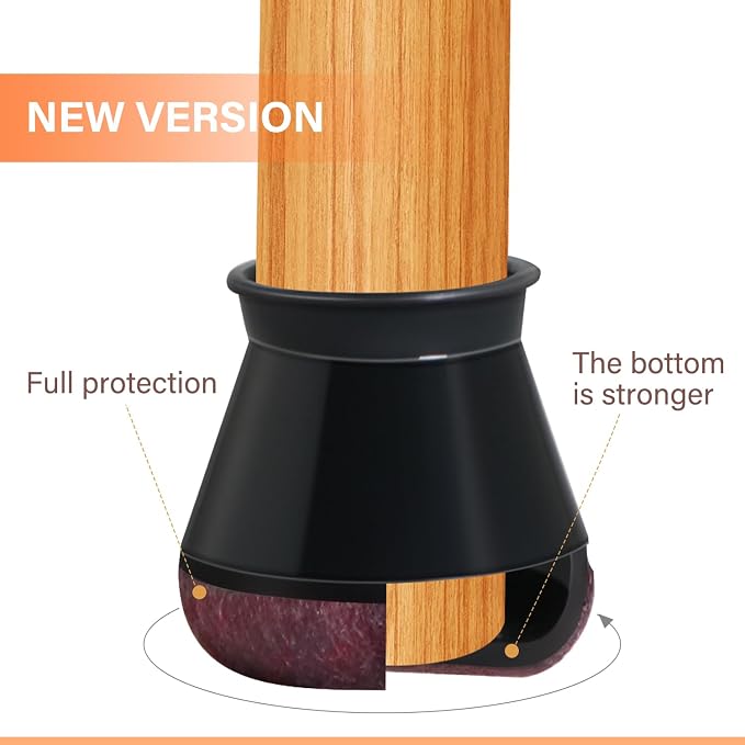 YOZON Small Chair Leg Floor Protectors - Image 3