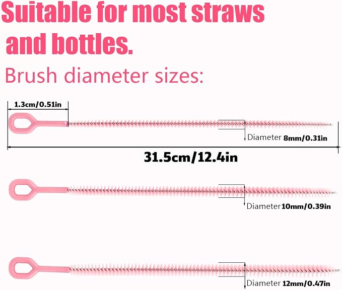 4pcs Straw Cleaner Brushes Compatible - Image 2