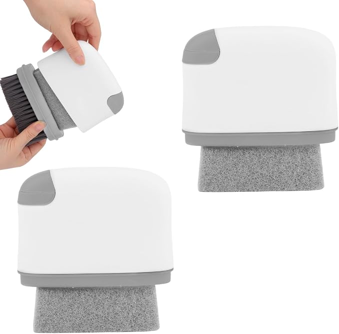 2pcs 2-in-1 Groove Cleaning Brush, 2025 Upgraded Crack Cleaner Tool Handheld by Unknown