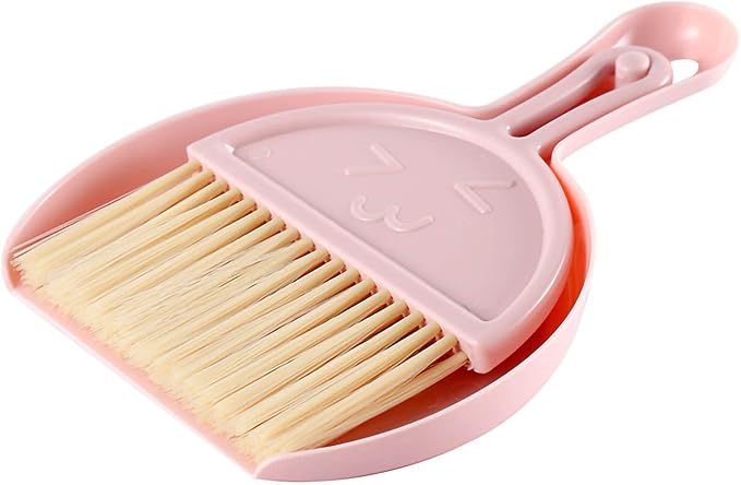 Mini Dust Pan with Broom Set, Small Broom and Dustpan Set Mini Hanging by Unknown