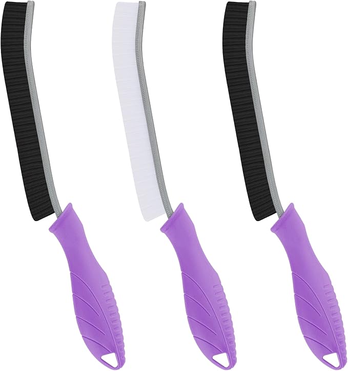 Hard Bristle Crevice Cleaning Brush by FOOGWEE