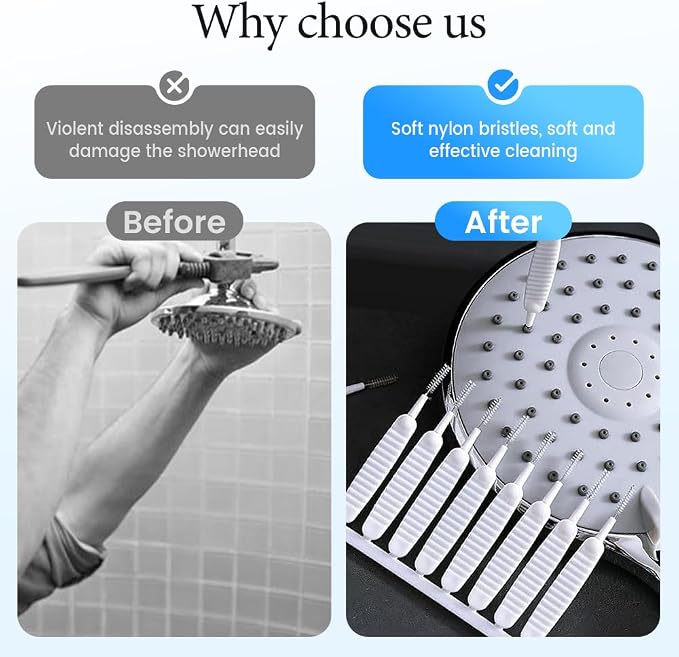 Shower Head Cleaning Brush for Small Hole, 2026 New Upgrade Gap Hole - Image 4