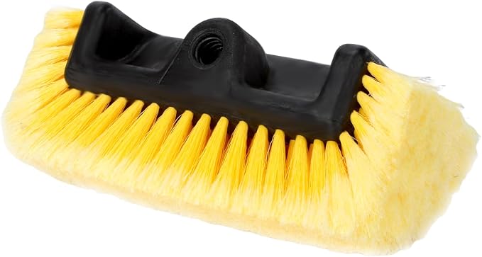 GIANT BEAR 10" Flow-Thru Penta-Level Car Wash Brush Head by GIANTBEAR
