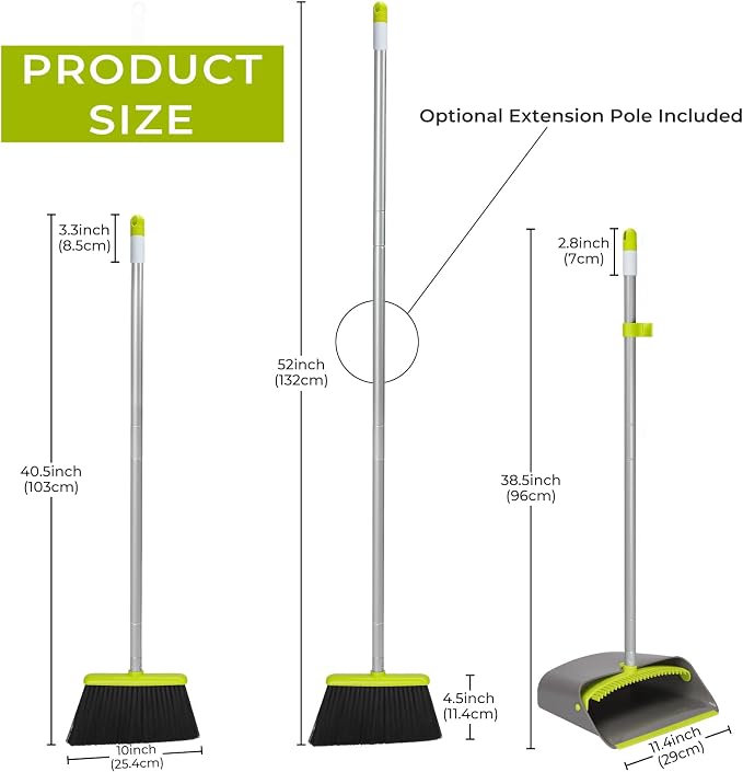 Broom and Upright Dustpan Set - Image 6