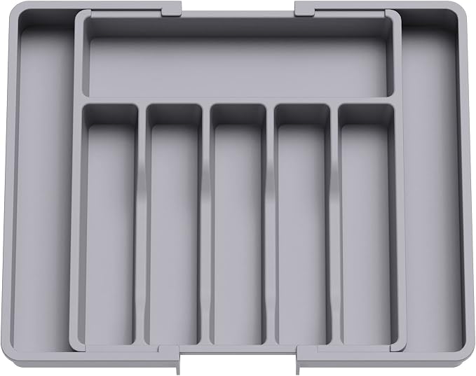 Lifewit Silverware Drawer Organizer, Expandable Utensil Tray by Lifewit