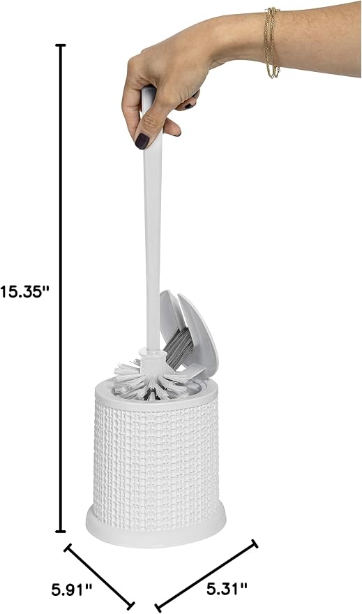 Bath Bliss Self Closing Lid Toilet Brush - Image 10