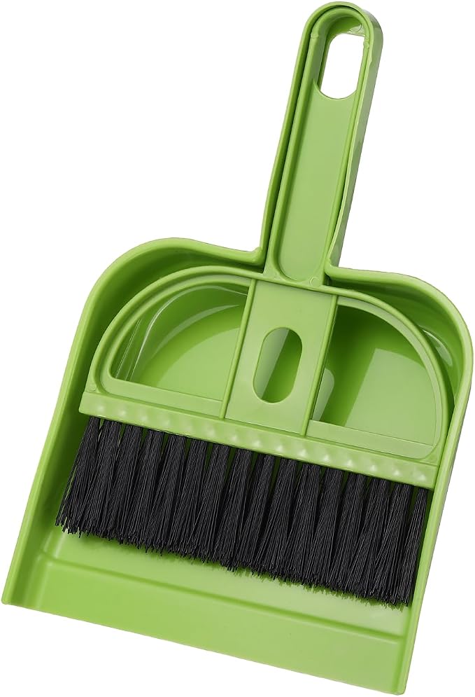 uxcell Mini Dustpan and Brush Set, Small Broom and Dustpan Set by uxcell