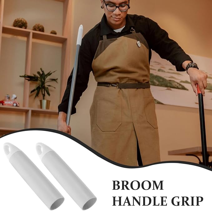 Broom Handle Grip Replacement Sleeve 4.96In Ergonomic Rubber Cover - Image 9