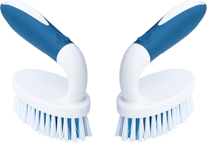 PHYEX Scrub Brush, 2 Pack Household Cleaning Brushes by PHYEX