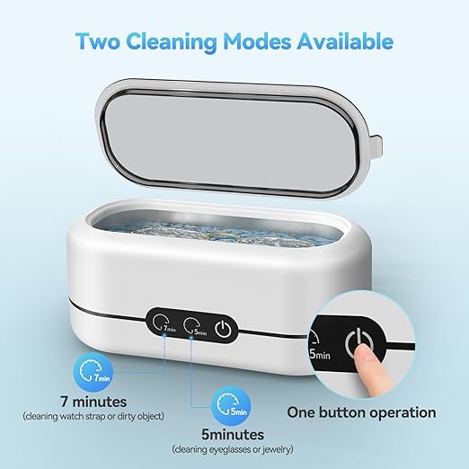 Ultrasonic Jewelry Cleaner, 48KHz Ultrasonic Cleaner Machine - Image 4