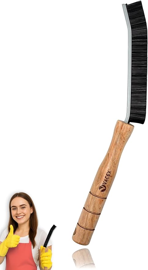 Hard Bristle Crevice Cleaning Brush by VACEXT