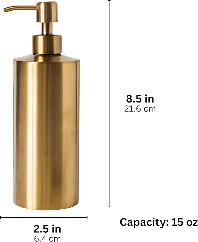 Brass Soap Dispenser for Bathroom and Kitchen - Image 4