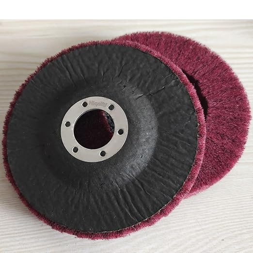 10Pcs 4 1/2" x 7/8" Non-Woven Flap Disc Polishing Grinding Wheel, Scouring pad - Image 5