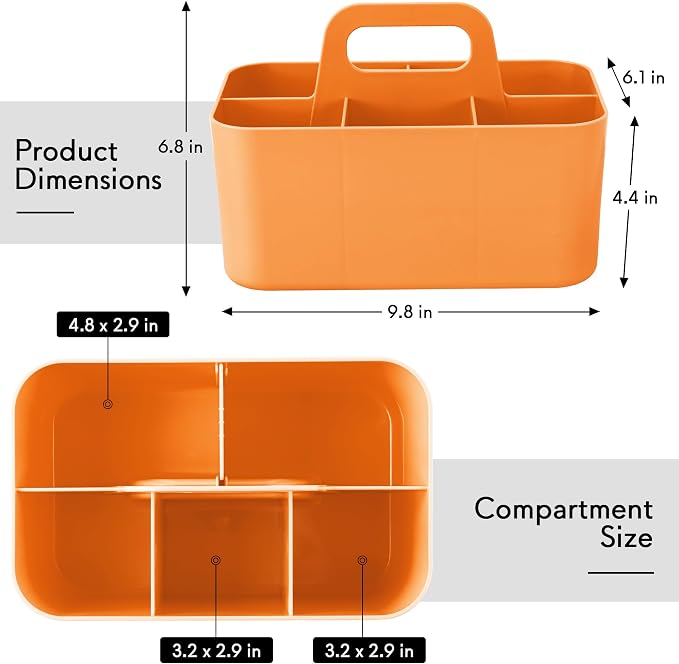 Tiawudi 2 Pack Plastic Caddy - Image 3