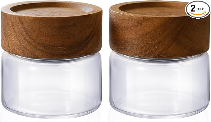 2-Pack 4 oz Leakproof Mason Jars by Unknown