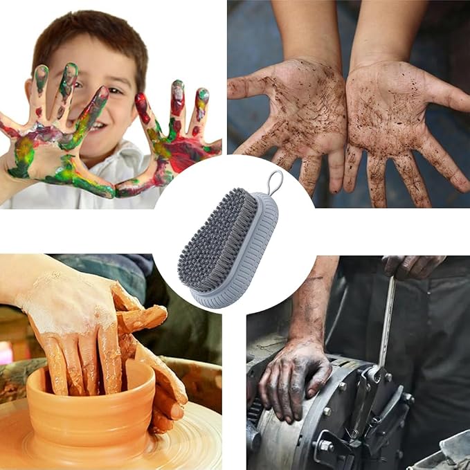 Nail Brush for Cleaning Fingernails, Heavy Duty Nail Scrubber Brush Hand - Image 4