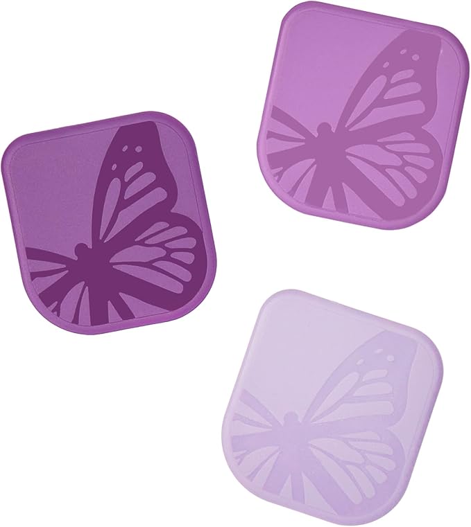 Tovolo Plastic Scraper Tool Set of 3 Butterflies by Tovolo