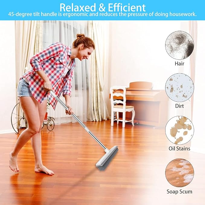 Push Broom Pet Hair Removal Broom - Image 4
